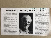 UMBERTO  BRUNI  R.C.A.  ( 1914-2021    )